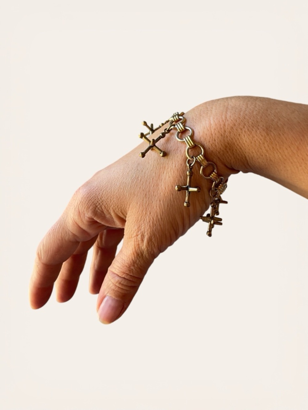 Vintage Jacks Charm Bracelet